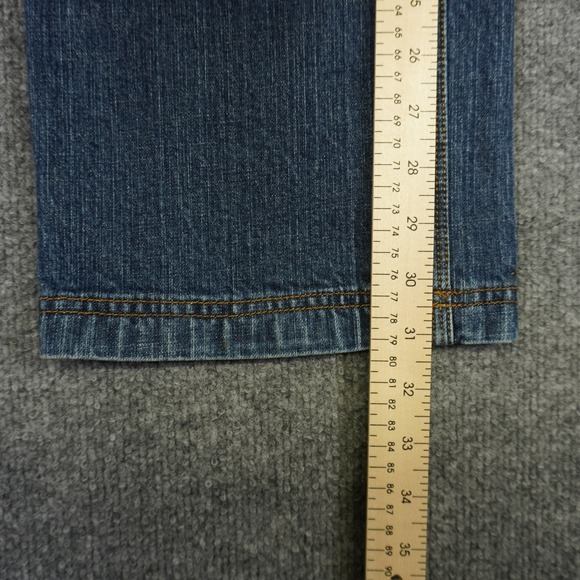 Duluth Trading Ballroom Flex Jeans Mens 38x32 Blue Straight Leg Stretch Denim - Picture 6 of 13